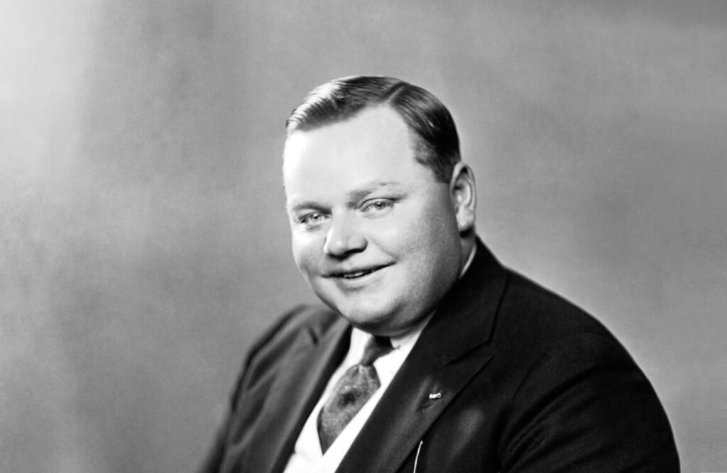 Foto de Roscoe Arbuckle. Créditos: Turner Classic Movies.
