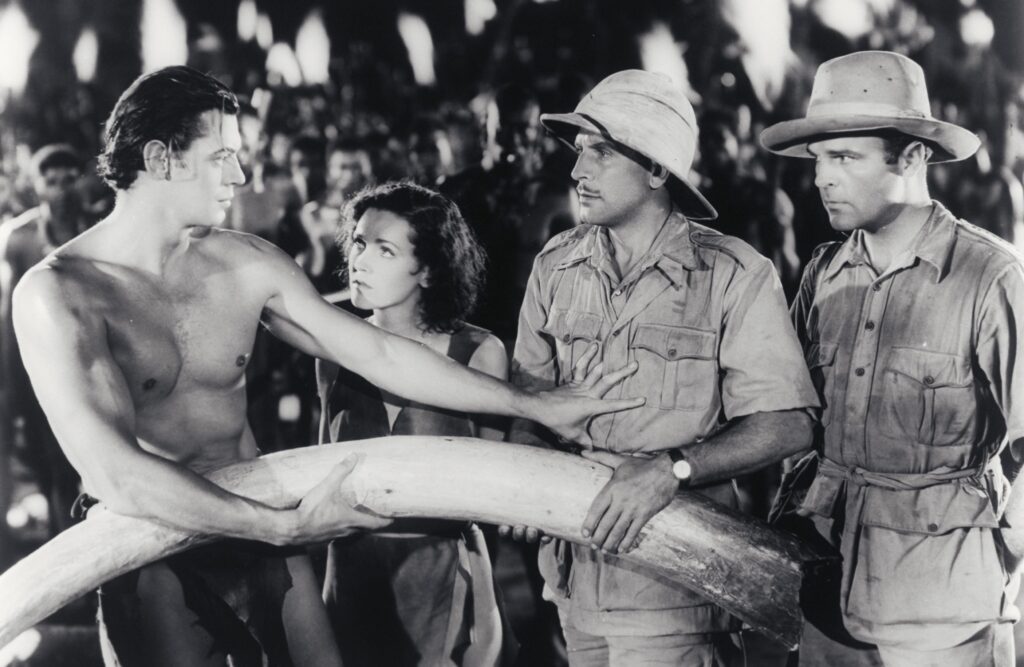 Cena de "Tarzan and His Mate" ("A Companheira de Tarzan"). Créditos: Metro-Goldwyn-Mayer.